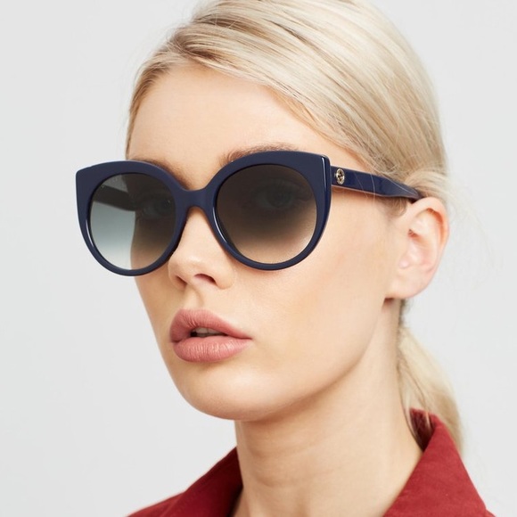 NEW GUCCI GG0325S 008 CAT EYE WOMEN’S SUNGLASSES GUCCI